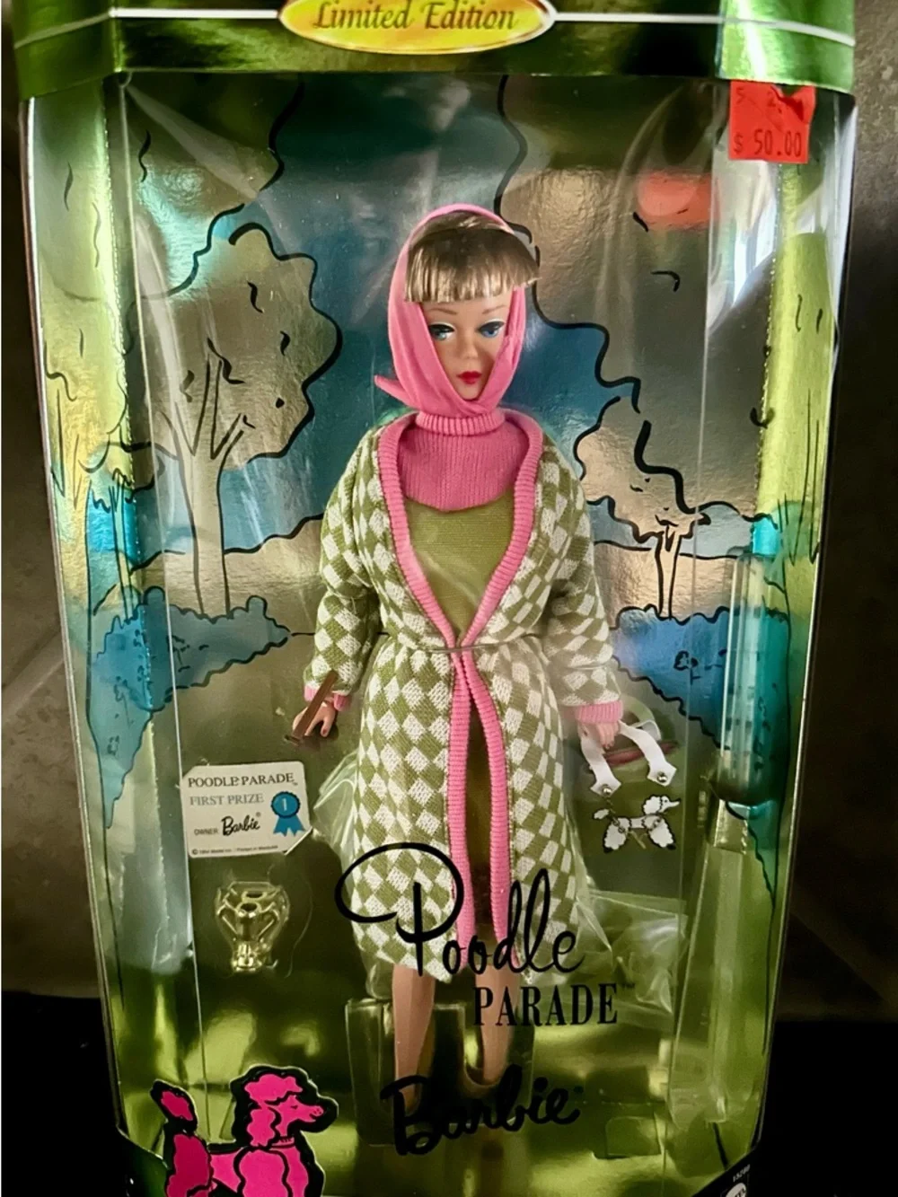 1995 Barbie 1965 Reproduction Poodle Parade Collector Doll-15280 - Picture 1 of 3